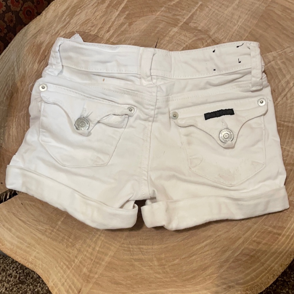 Girls White Hudson Jean Shorts